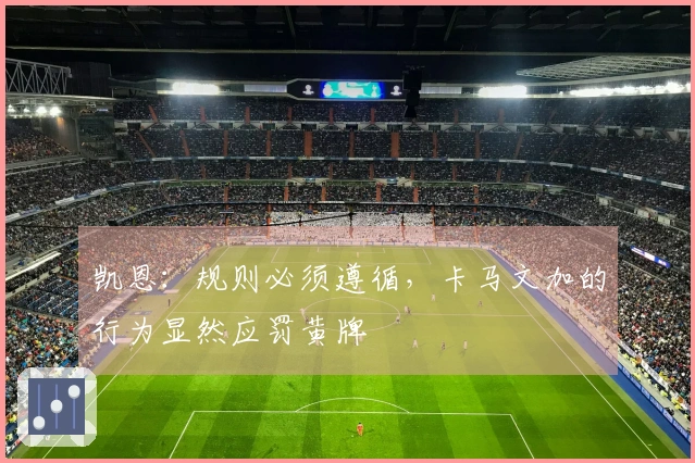 凯恩：规则必须遵循，卡马文加的行为显然应罚黄牌
